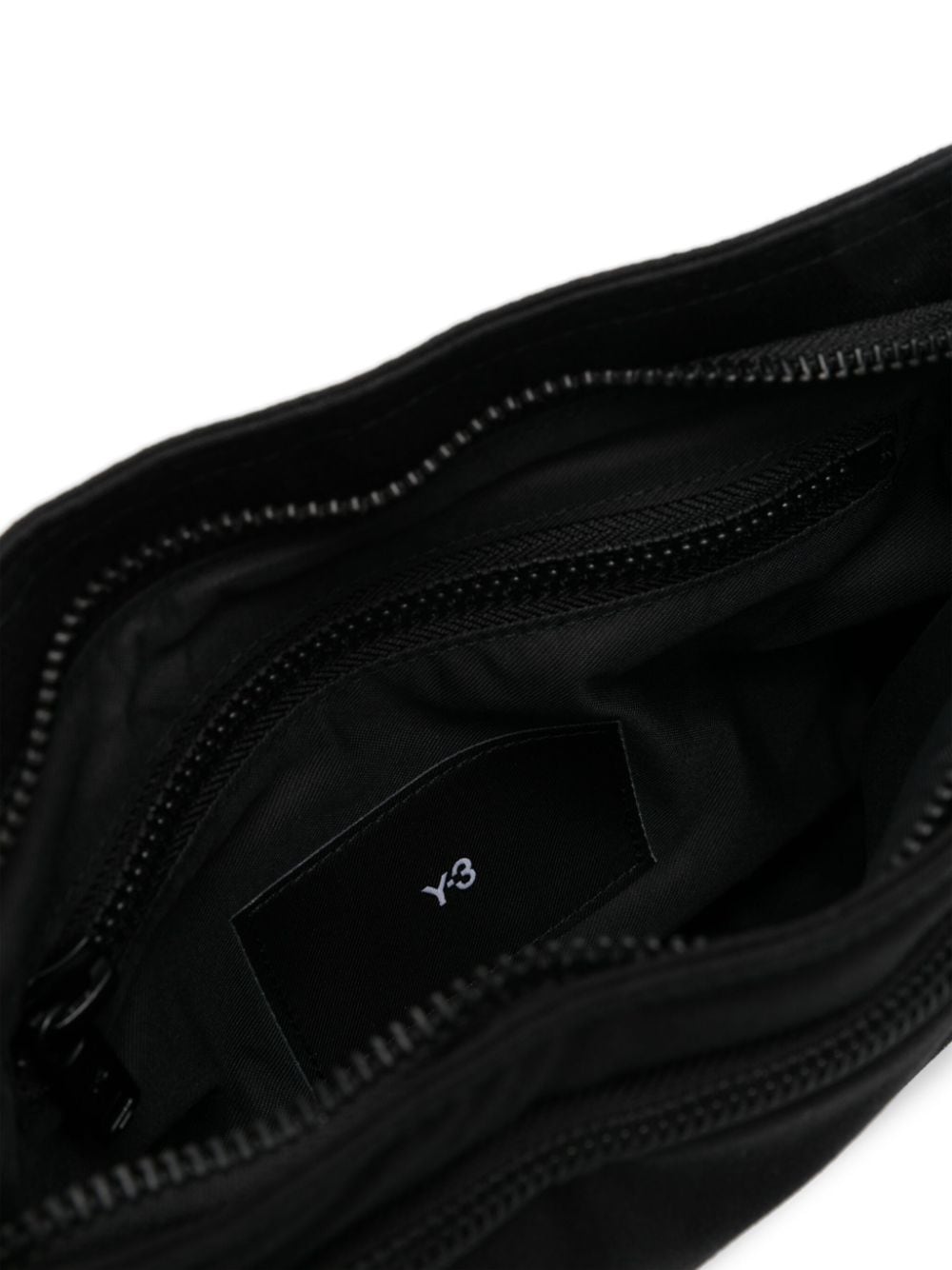 Shop Y-3 Embroidered-logo Cross Body Bag In Black