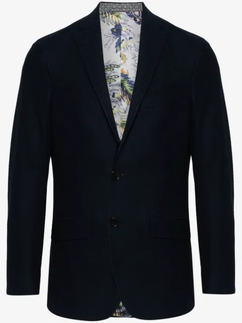 ETRO mönstrad enkelknäppt blazer i jacquard