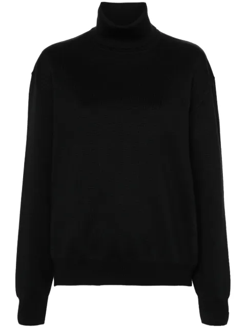 Alaïa ribbed wool-blend jumper