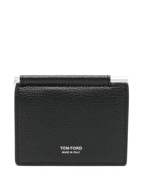 TOM FORD money-clip leather wallet