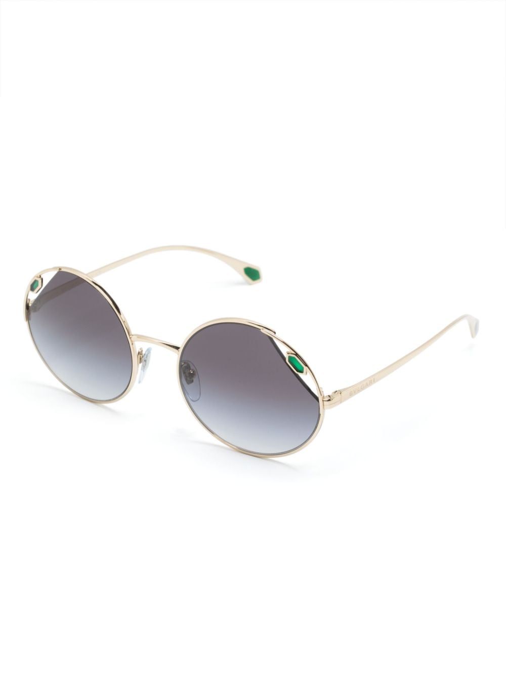 Bvlgari Serpenti round-frame sunglasses - Goud