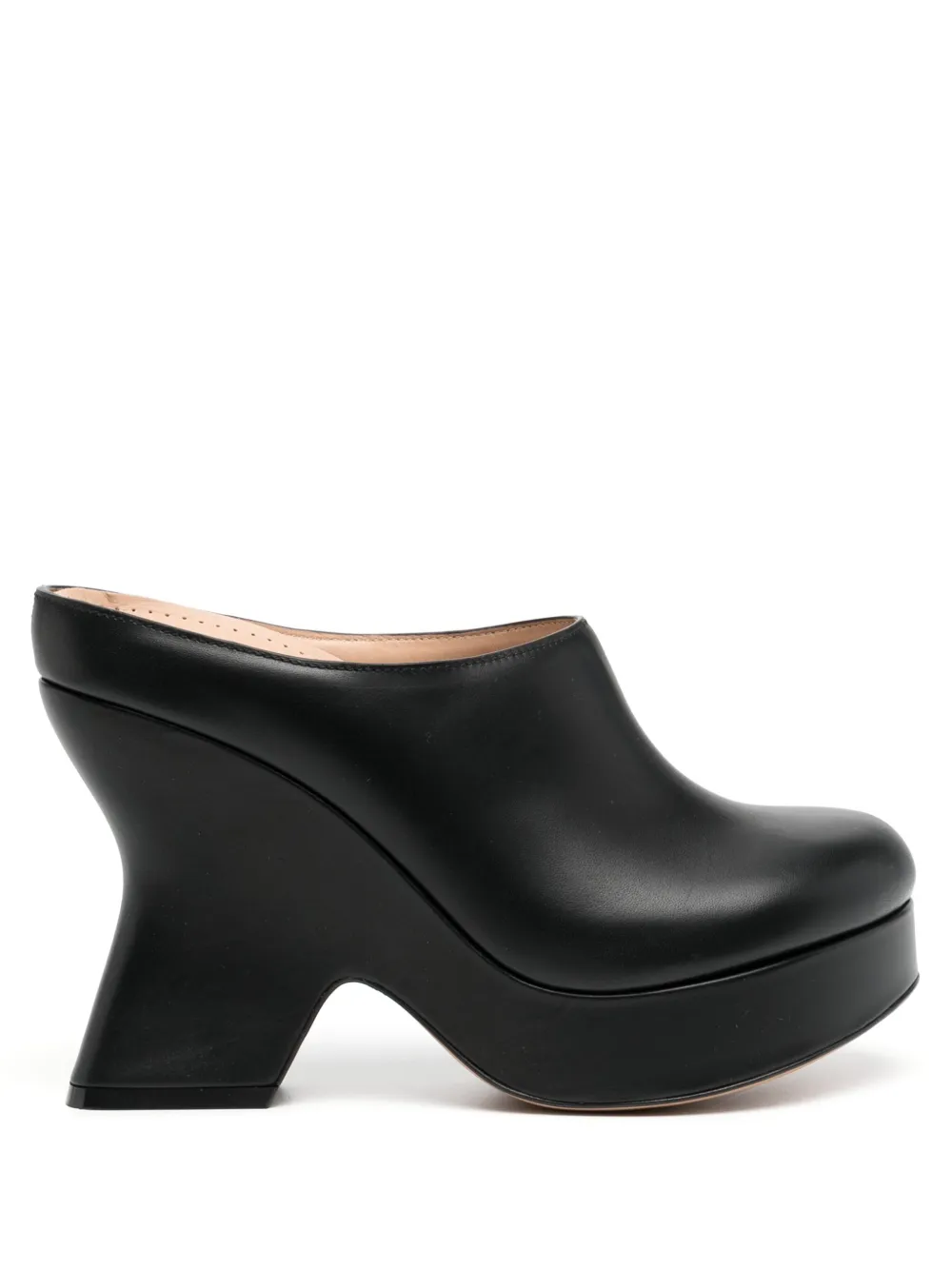 LOEWE Terra 110mm ウェッジミュール - ブラック LOEWE Terra 110mm ウェッジミュール - ブラック