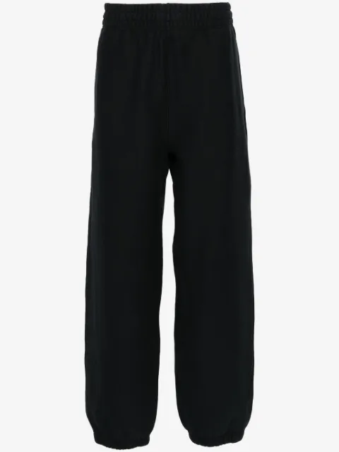Burberry logo-patch cotton track trousers
