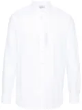 ETRO striped-jacquard cotton shirt - White