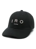 IRO Greb embroidered cotton cap - Black