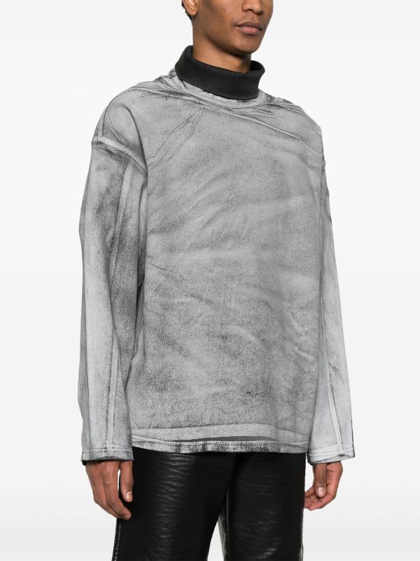 Diesel reflective sale detail sweatshirt