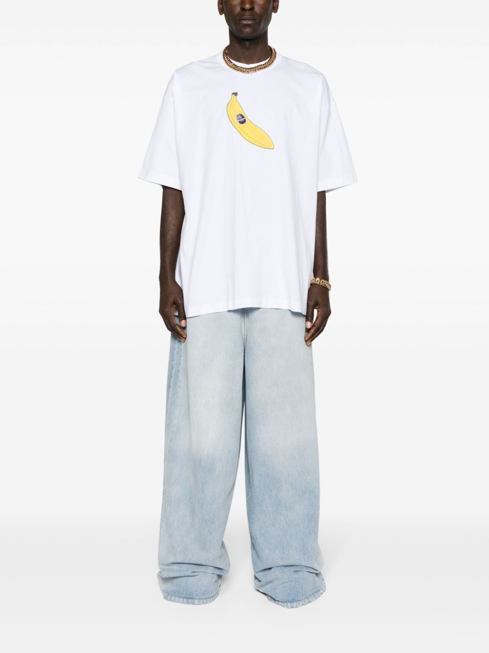 VETEMENTS T-shirt met print - Wit