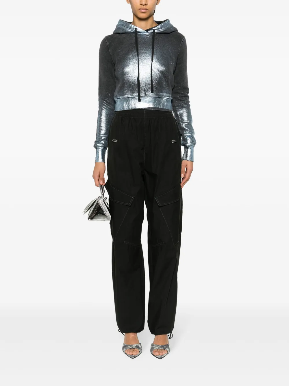 Affordable Diesel F-Slimmy cropped hoodie Women