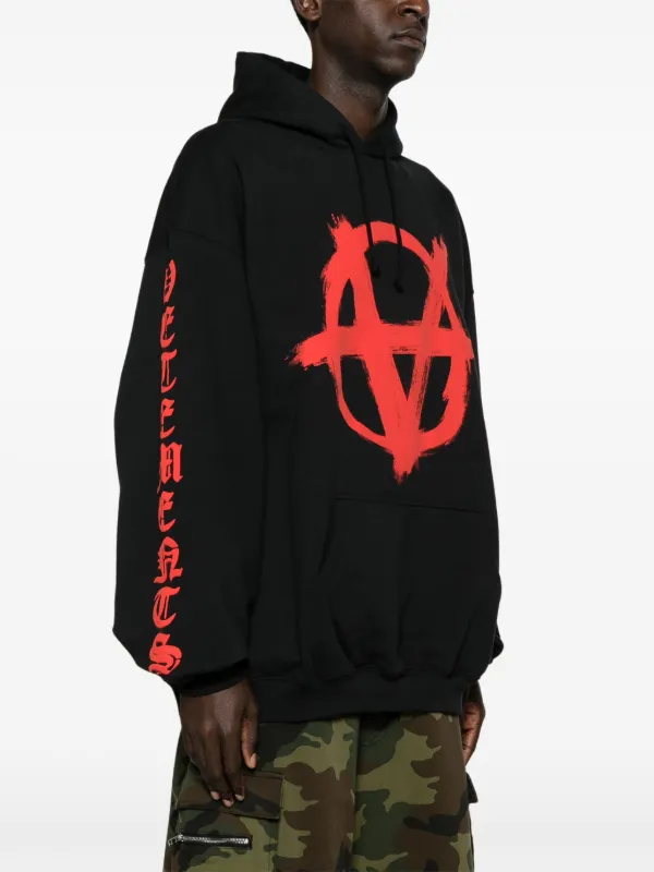 ファッションVETEMENTS Reverse Anarchy パーカー フーディ