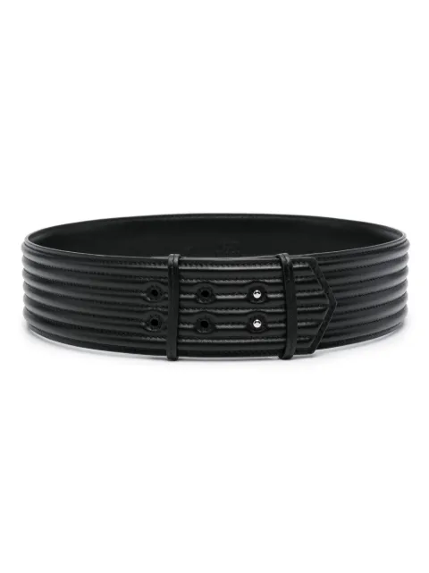 Alaïa embossed leather belt