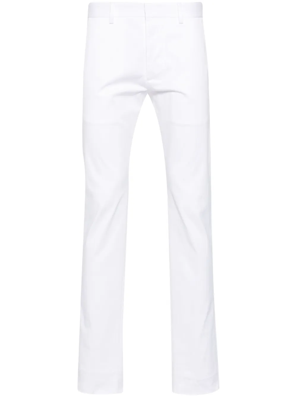 Dsquared2 Cool Guy mid waist straight chino Wit