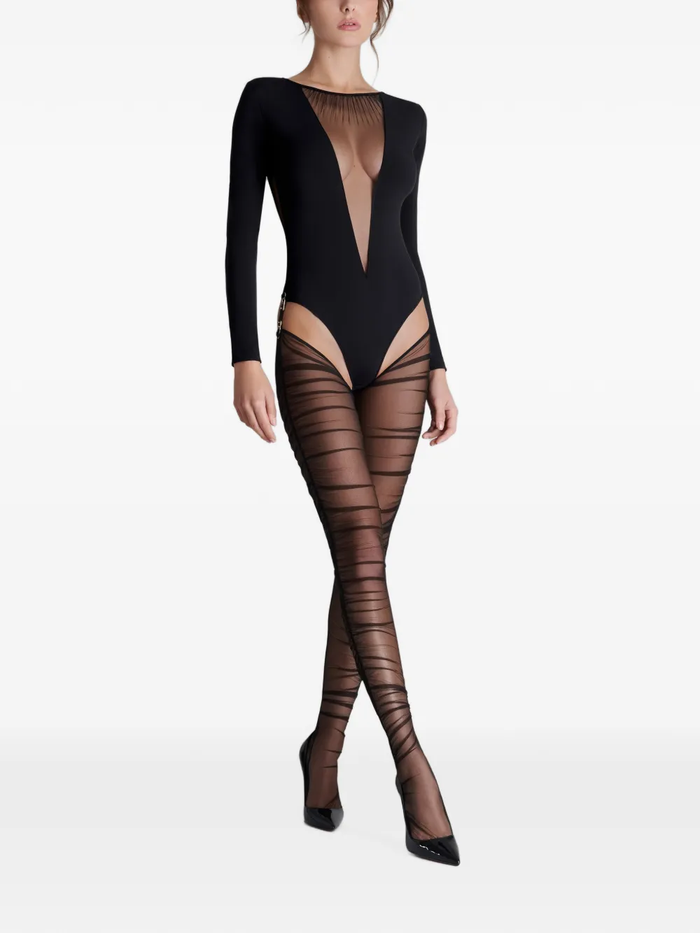 Maison Close Nuit Fauve kousen Zwart