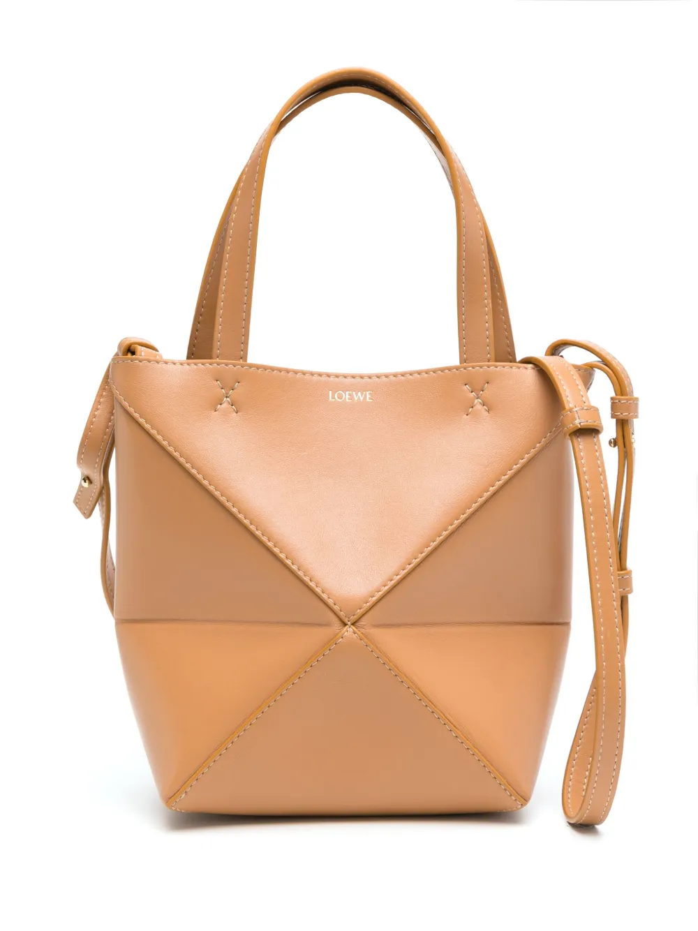 LOEWE パズル フォールド ハンドバッグ ミニ - ブラウン LOEWE パズル フォールド ハンドバッグ ミニ - ブラウン