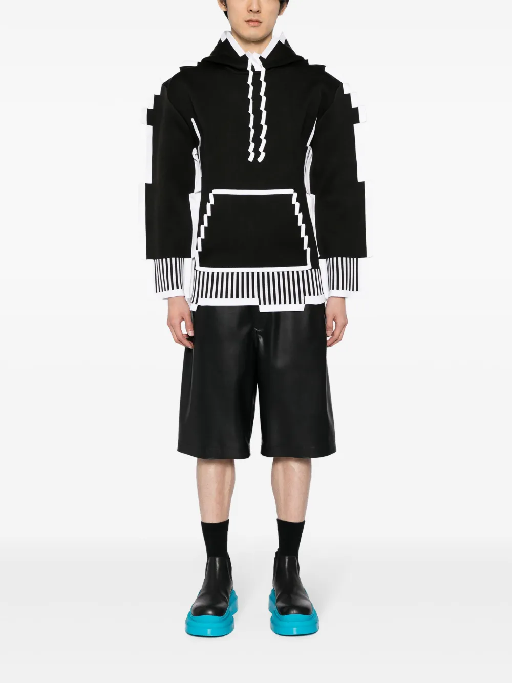 LOEWE Pixelated knitted hoodie | Hoodies | Image 2