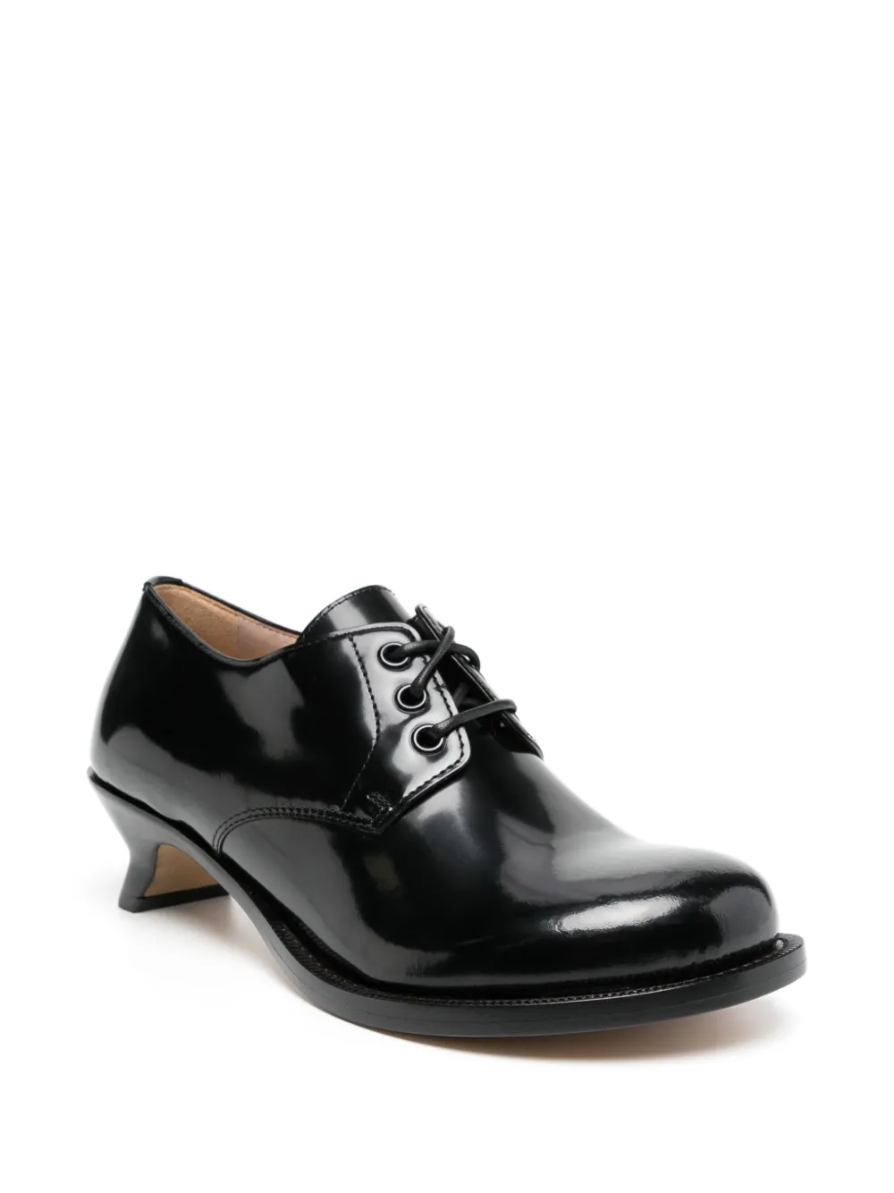 LOEWE Campo 40mm leather brogues Black