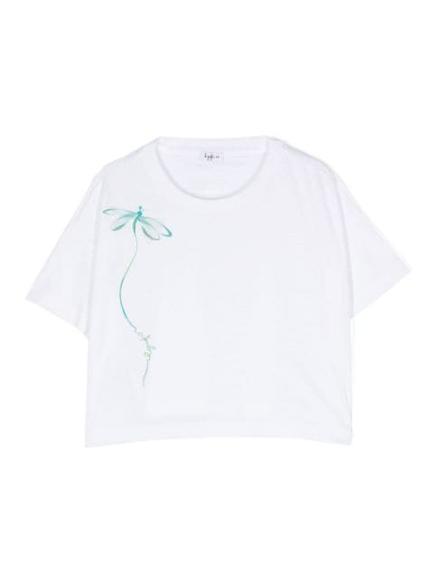 Il Gufo dragonfly-print T-shirt