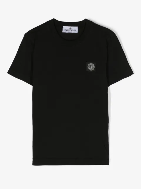 Stone Island Junior T-Shirt mit Kompass-Patch