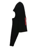 Prada Linea Rossa wool balaclava - Black