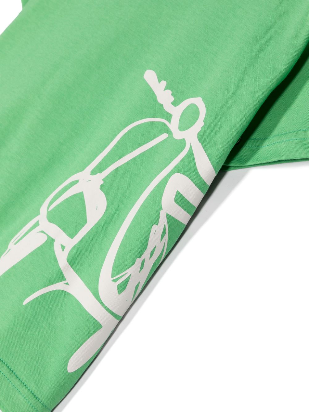 Il Gufo Katoenen T-shirt met logoprint Groen