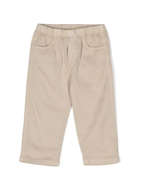 Il Gufo gabardine straight-leg trousers