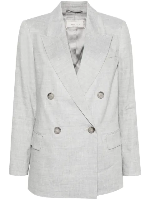 Peserico blazer con doble botonadura