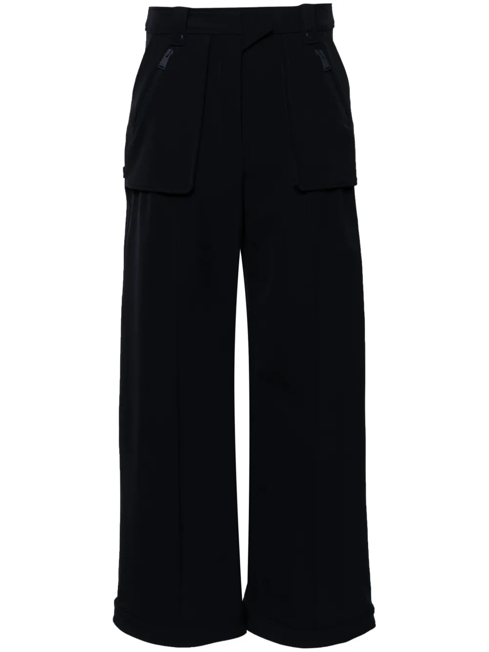 Simkhai Soleil High-waist Straight-leg Trousers In Blue