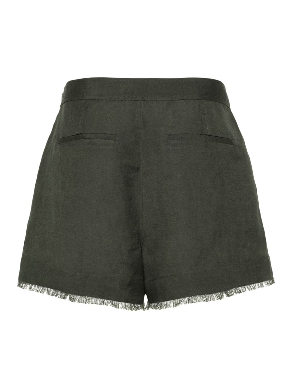 Simkhai Dax shorts van linnenblend - Groen