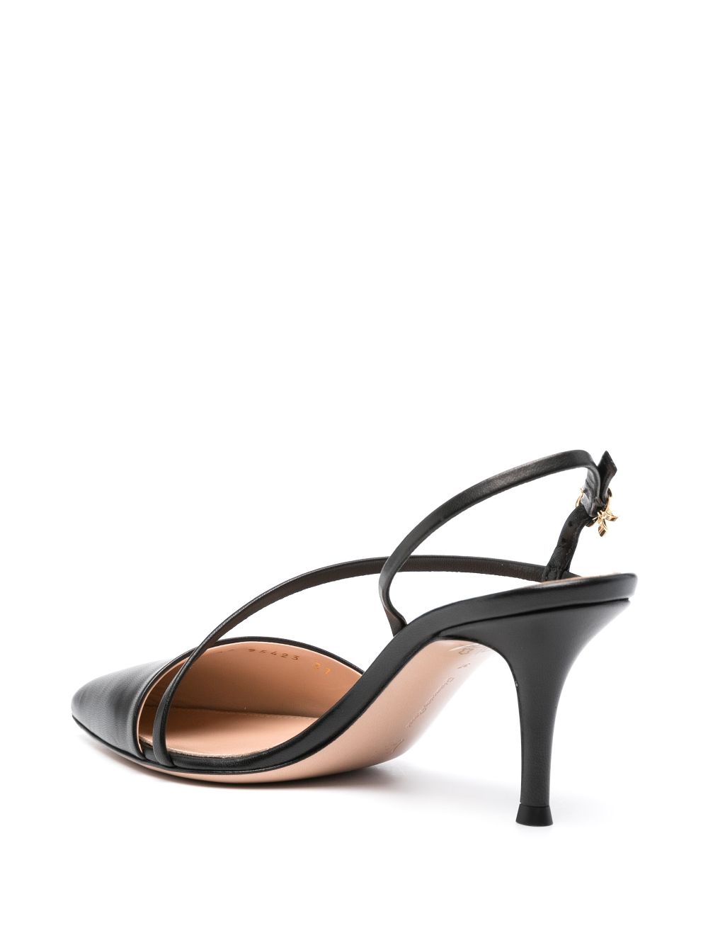 Shop Gianvito Rossi 75mm Leather Pumps In Black