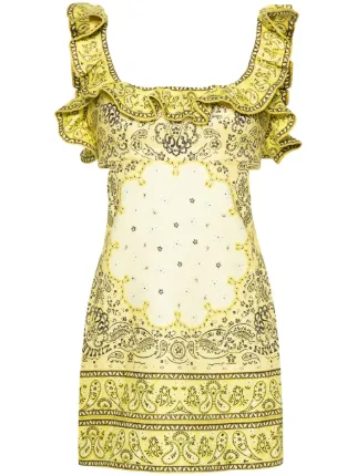 ZIMMERMANN Matchmaker Frilled ミニドレス | イエロー
