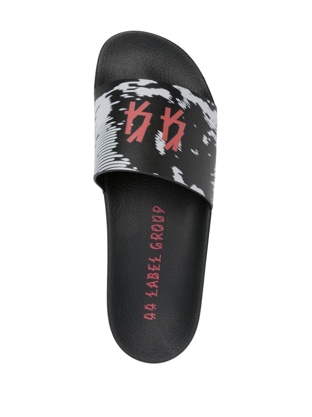 Shop 44 Label Group 44-print Slides In Black