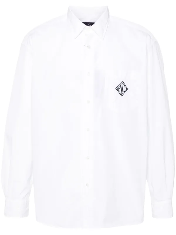 Camisa Purple Label Ralph Lauren Hombre - Lino | Blanca