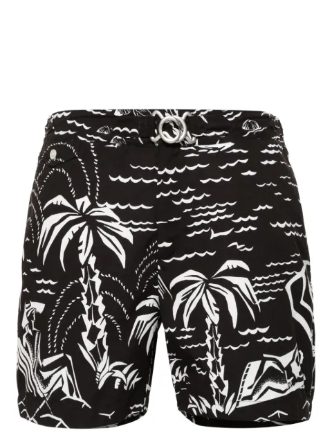 Ralph Lauren Purple Label graphic-print swim shorts