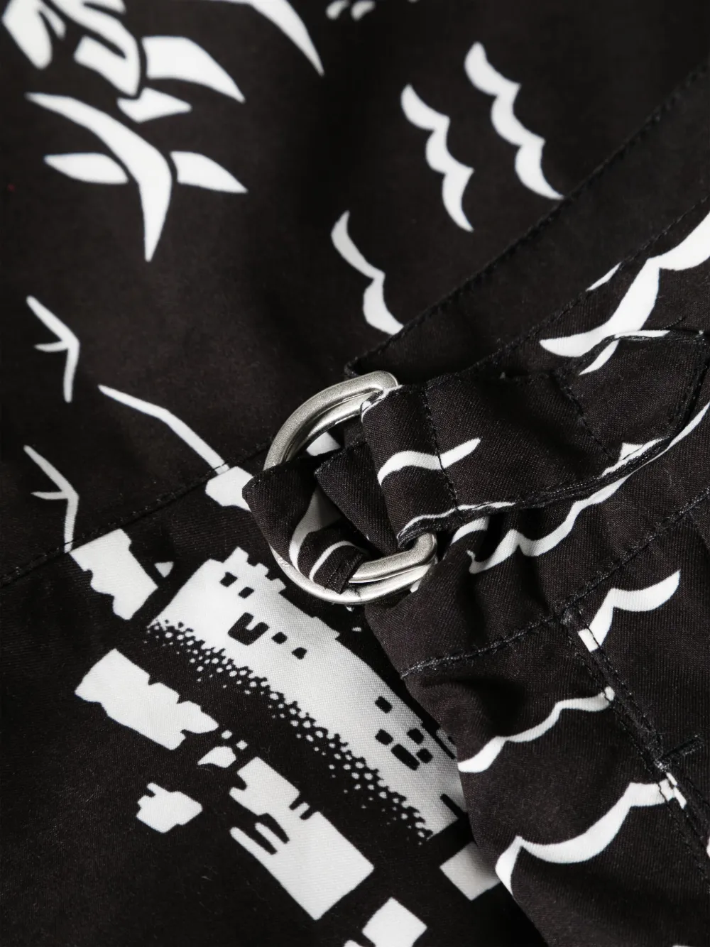 Ralph Lauren Purple Label Zwembroek met grafische print Zwart