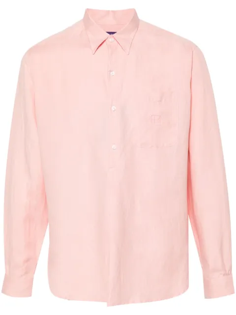 Ralph Lauren Purple Label camisa con logo bordado