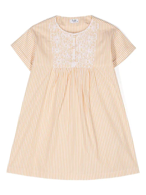 Il Gufo striped short-sleeve dress