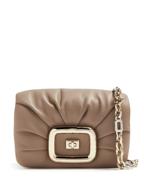 Roger Vivier ruched leather crossbody bag