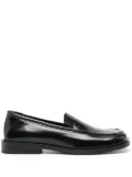 The Attico Micol leather loafers - Black