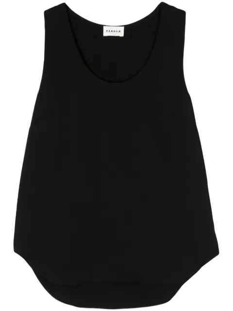 P.A.R.O.S.H. camiseta con dobladillo curvo
