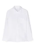 Il Gufo patch-pocket linen shirt - White