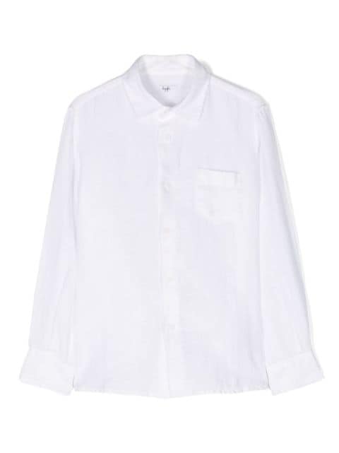 Il Gufo patch-pocket linen shirt