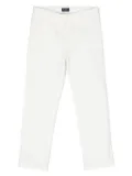 Il Gufo cotton chino trousers - White