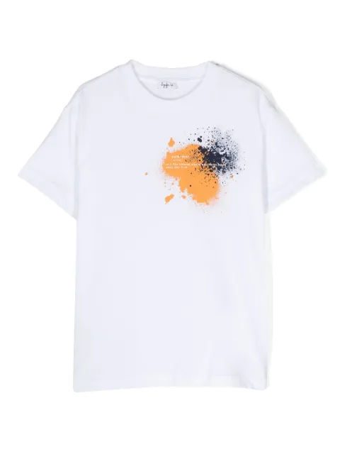 Il Gufo paint splatter-print cotton T-shirt