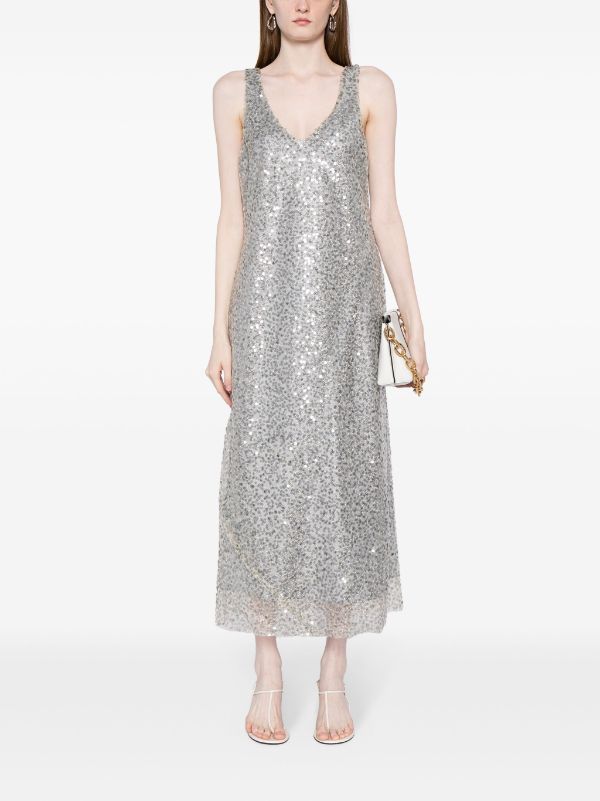 Vince hotsell silver dress