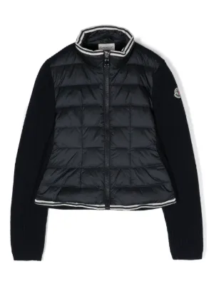 Moncler Enfant high neck Quilted Jacket Farfetch