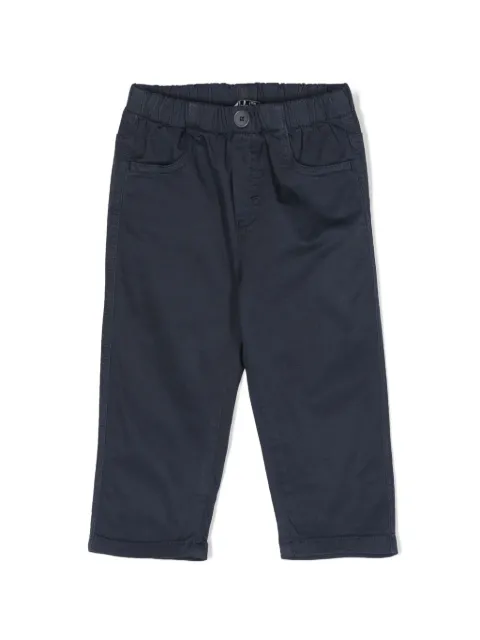 Il Gufo gabardine straight-leg trousers