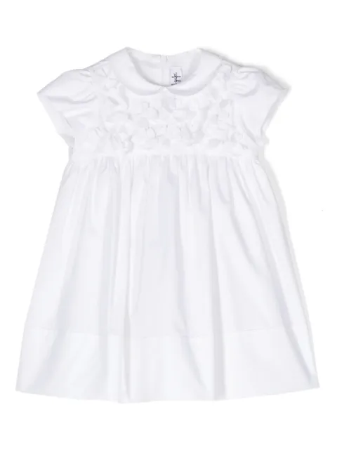 Il Gufo vestido midi con apliques florales