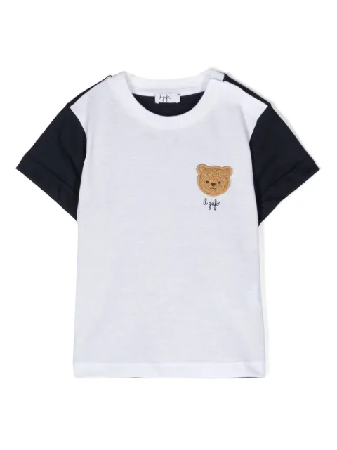 Il Gufo logo-appliqué cotton T-shirt