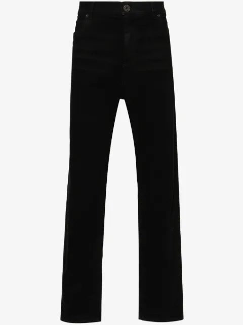 Balmain logo-embroidered straight-leg jeans