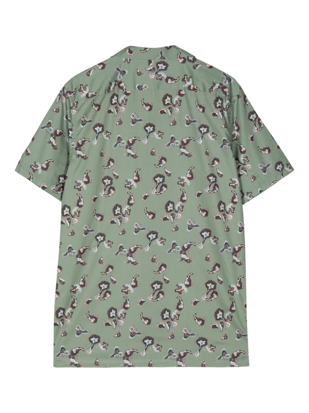 PS Paul Smith Overhemd met print Groen