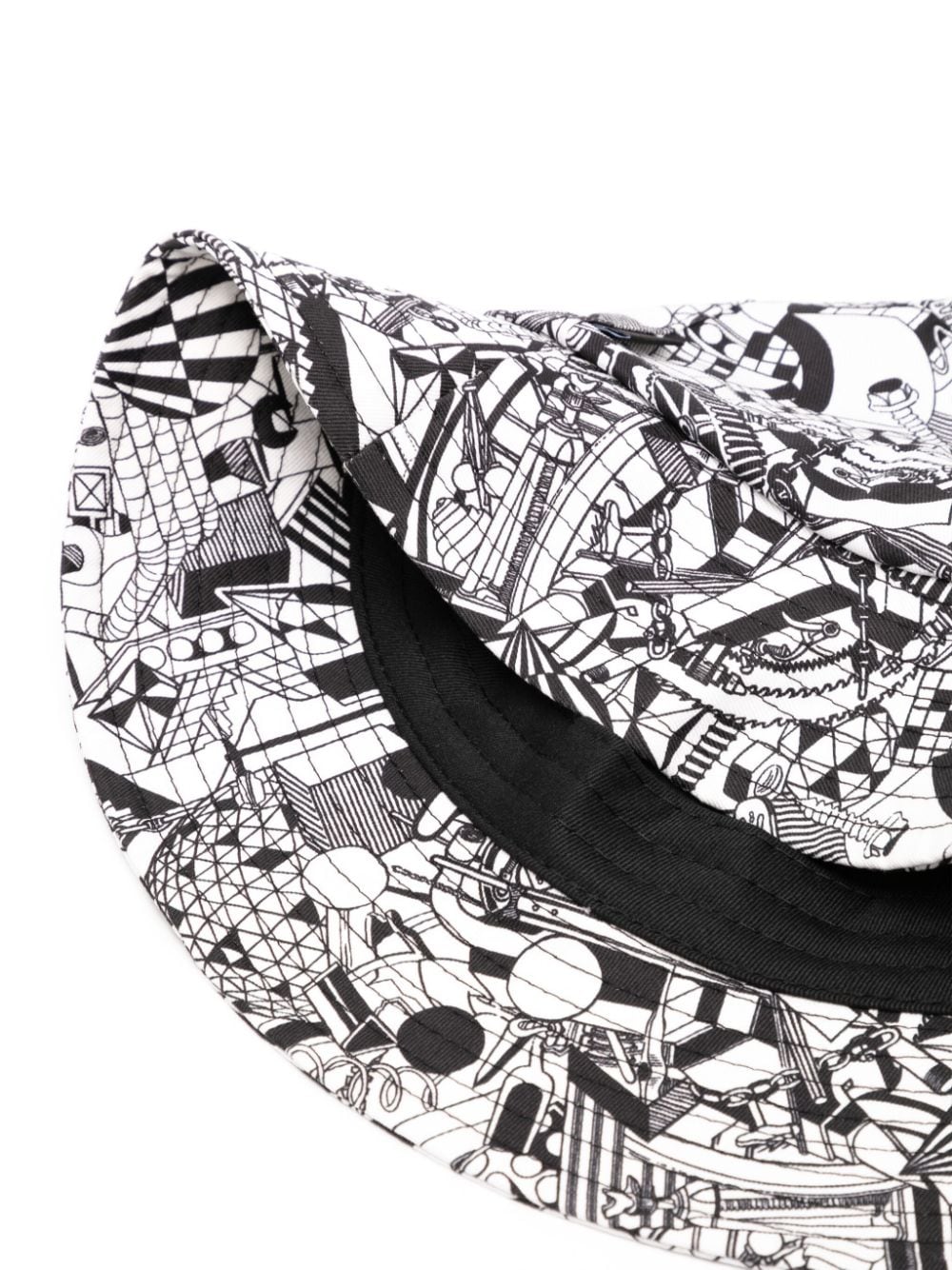 Shop Ps By Paul Smith Illustration-print Baseball Cap In Black